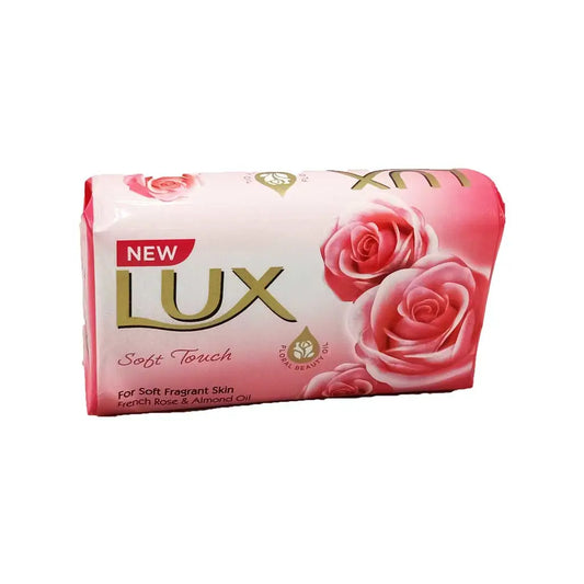 LUX SOAP SOFT TOUCH FRENCH ROSE AND ALMOND OIL 135 GM