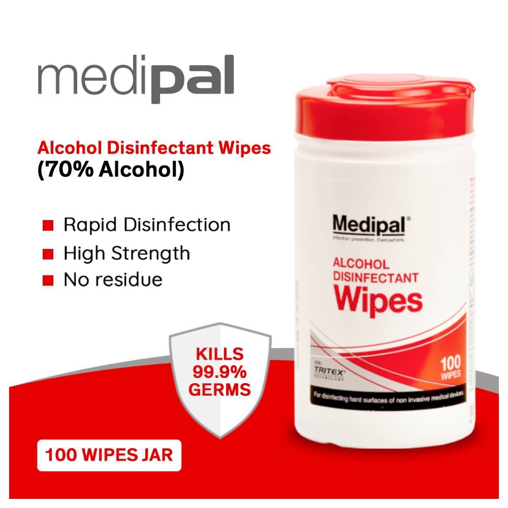 MEDIPAL ALCOHOL DISINFECTANT WIPES 150S