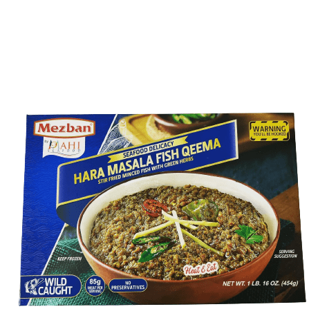 Mezban Hara Masala Fish Qeema