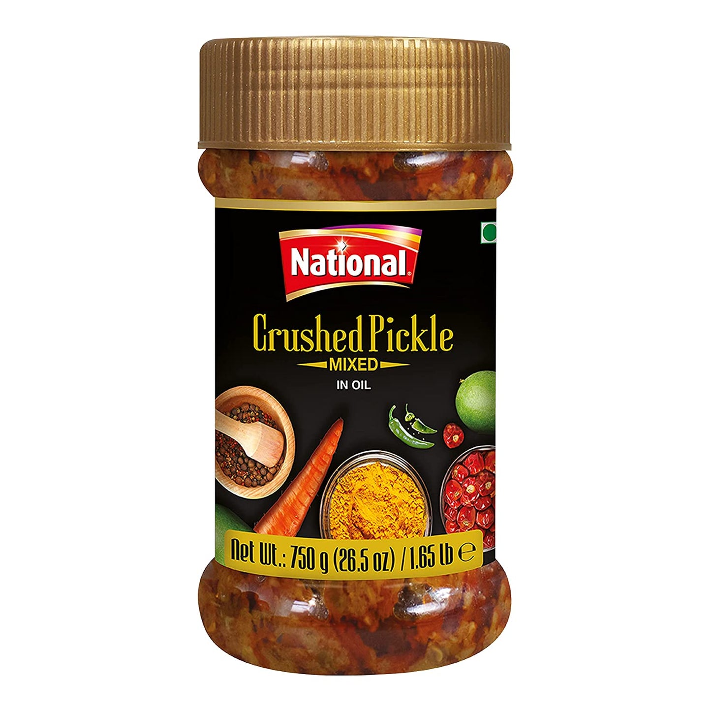 National Crushed Pickle (Mixed In oil) Big