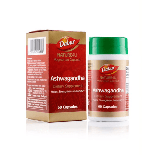 Dabur Nature 4 U Vegetarian Wellness Capsules Ashwagandha