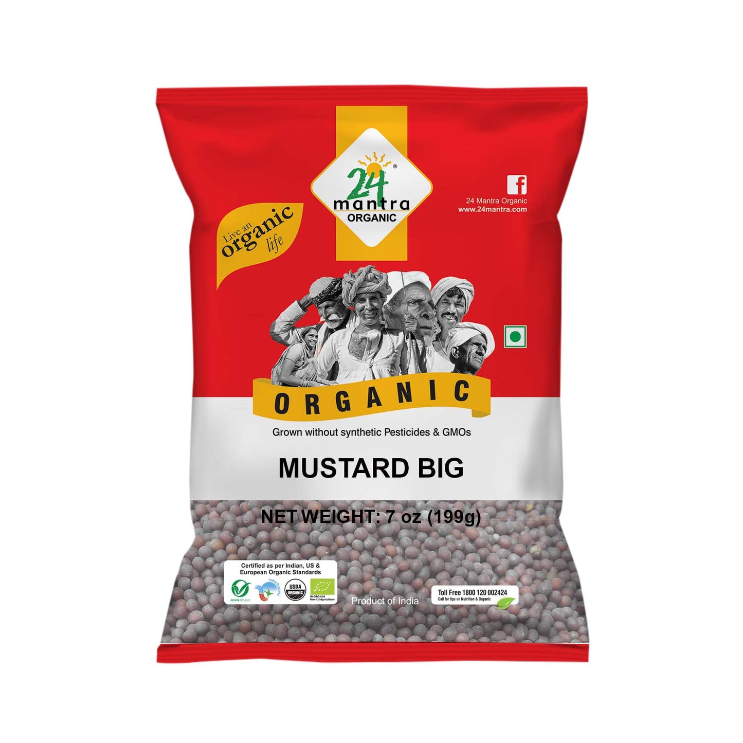 24 Mantra Organic Mustard Big