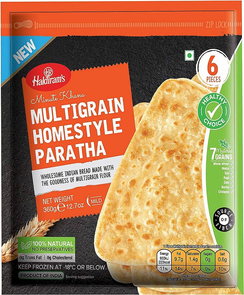 Haldiram's Multi Grain Homestyle Paratha (6pcs)
