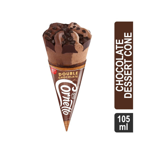 WALLS CORNETTO BROWNIE ICE CREAM 105ML