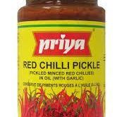 Priya Red Chilli Pickle (With Garlic)
