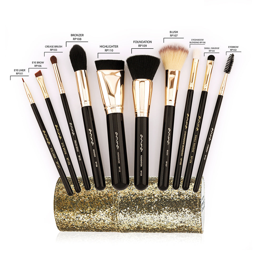 Beautify By Amna Pro Makeup Brush Set