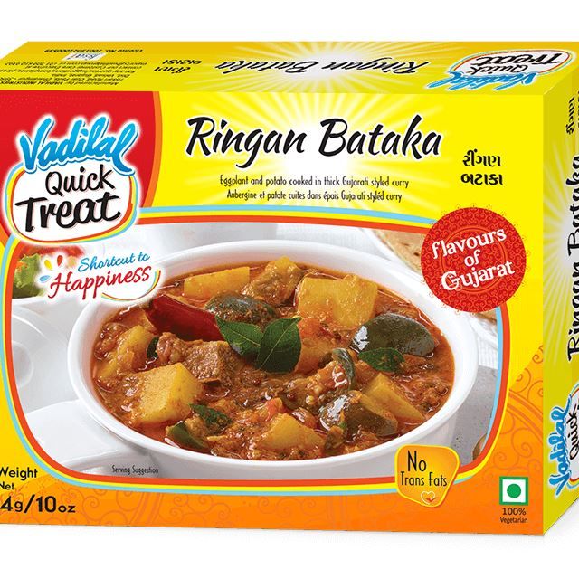 Vadilal quick Treat Ringan Bataka