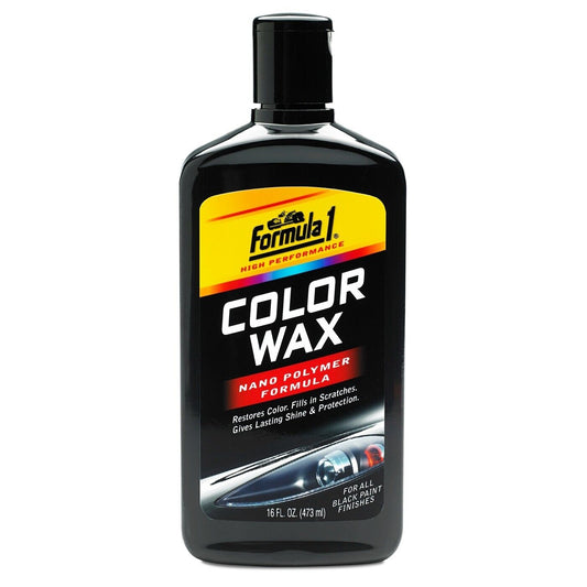 FORMULA 1 COLOR WAX RESTORE COLOR SCRATCHES SHINE BLACK 473