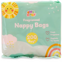 FRAGRANCED NAPPY BAGS WITH TIE HANDLES 200