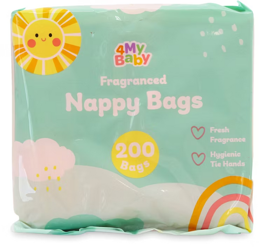 FRAGRANCED NAPPY BAGS WITH TIE HANDLES 200