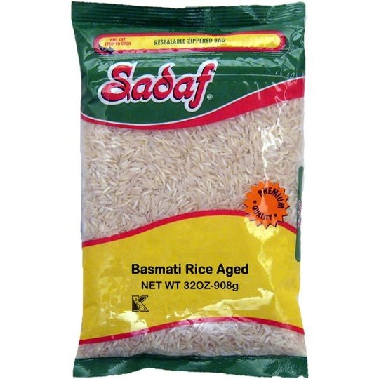 Sadaf Pure Basmati Rice | Aged - 2 lb