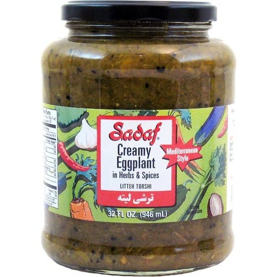 Sadaf Creamy Eggplant | Litteh Torshi - 32 fl oz