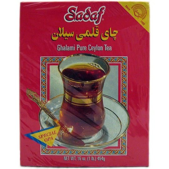 Sadaf Ghalami Pure Ceylon Tea | Loose Leaf - 16 oz