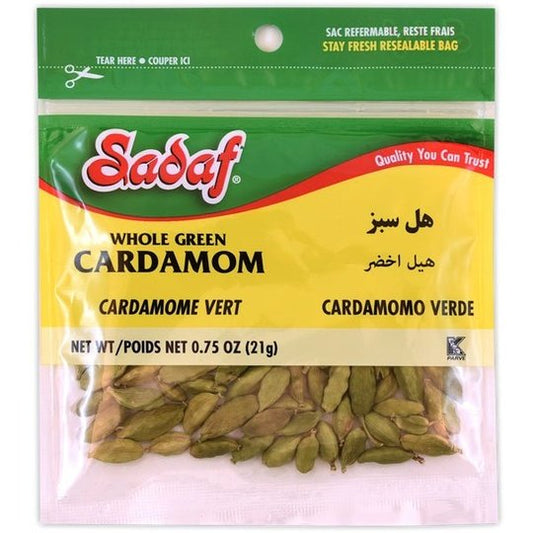 Sadaf Green Cardamom | Whole - 0.75 oz