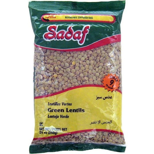 Sadaf Green Lentils | Dried - 24 oz.