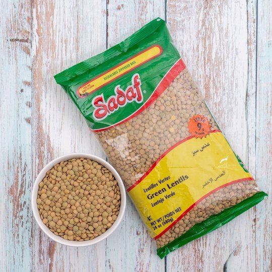 Sadaf Green Lentils | Dried - 24 oz.