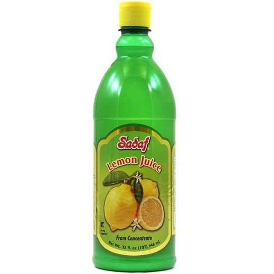 Sadaf Lemon Juice from Concentrate 32 oz.