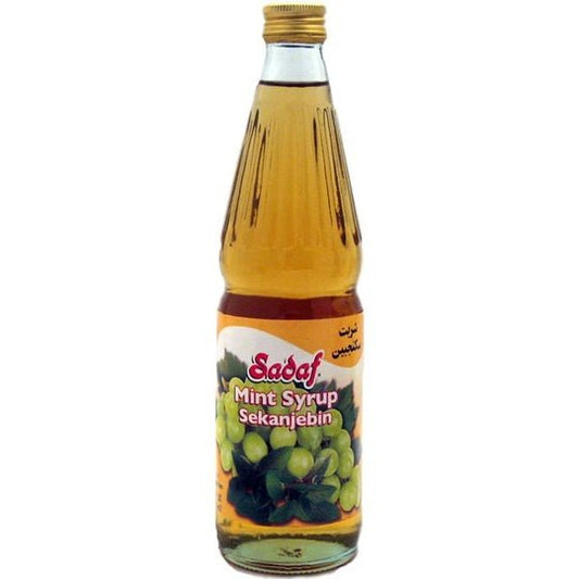 Sadaf Mint Syrup | Sekanjebin - 17 oz