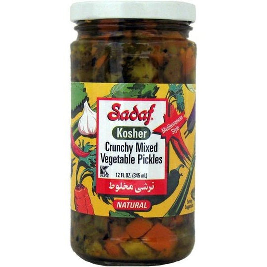 Sadaf Pickled Mixed Vegetables | Crunchy - 12 oz.