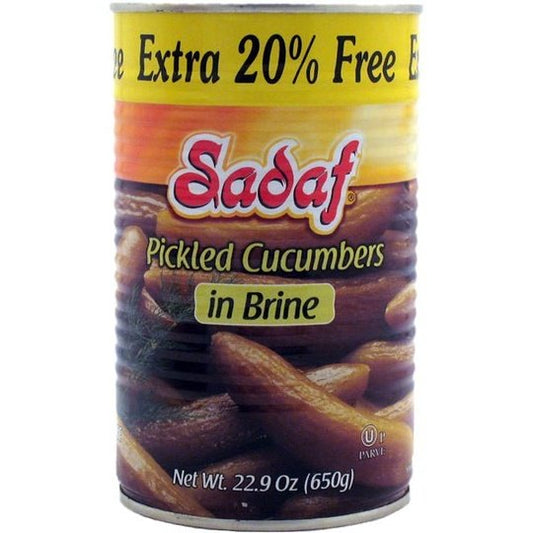 Sadaf Pickled Cucumbers in Brine | Extra 20% - 22.9 oz.