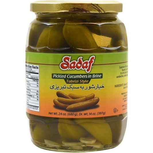 Sadaf Pickled Cucumbers | Tabrizi Style - 24.3 oz.