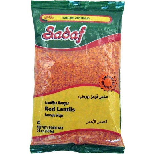 Sadaf Red Lentils | Imported - 24 oz.