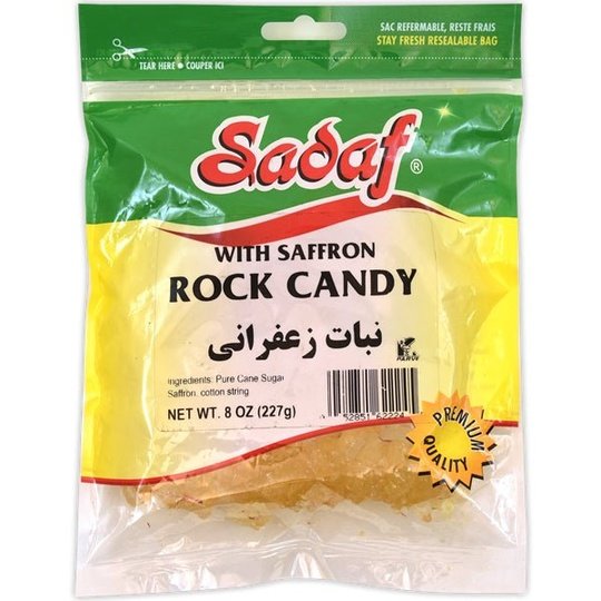 Sadaf Rock Candy with Saffron 8 oz.