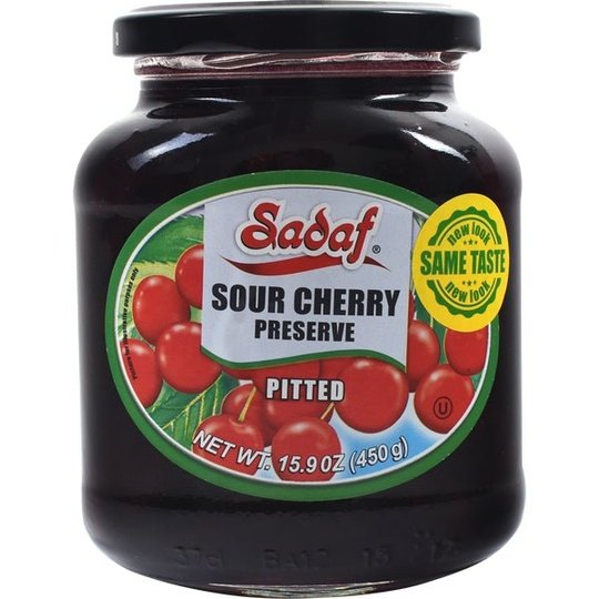 Sadaf Sour Cherry Preserve 15.9 oz.