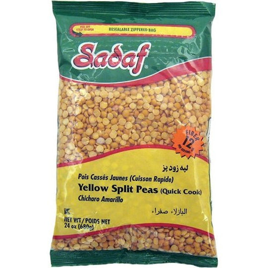 Sadaf Yellow Split Peas  | Dried  - 24 oz.