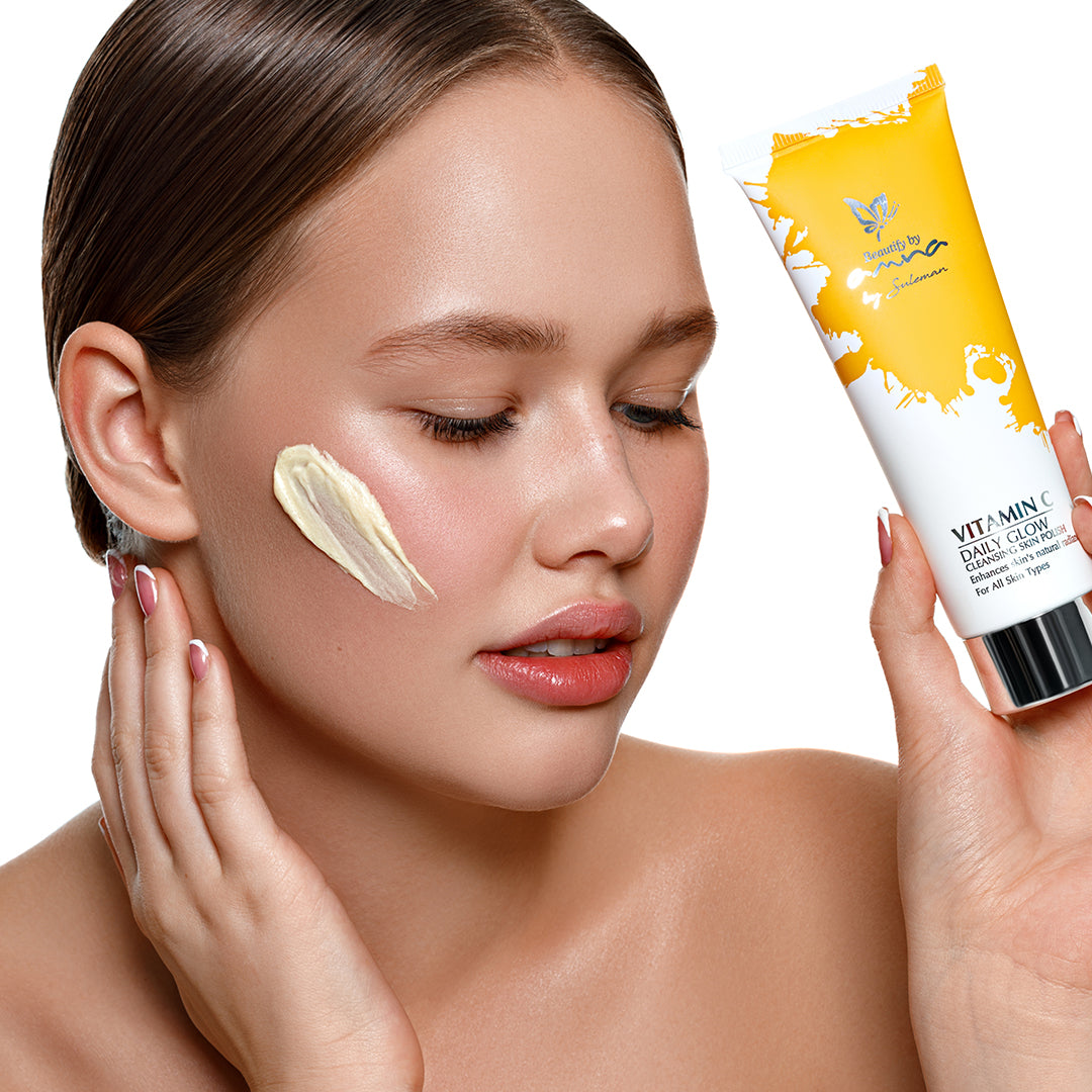 Beautify By Amna Vitamin C - Daily Glow Cleansing Skin Polish