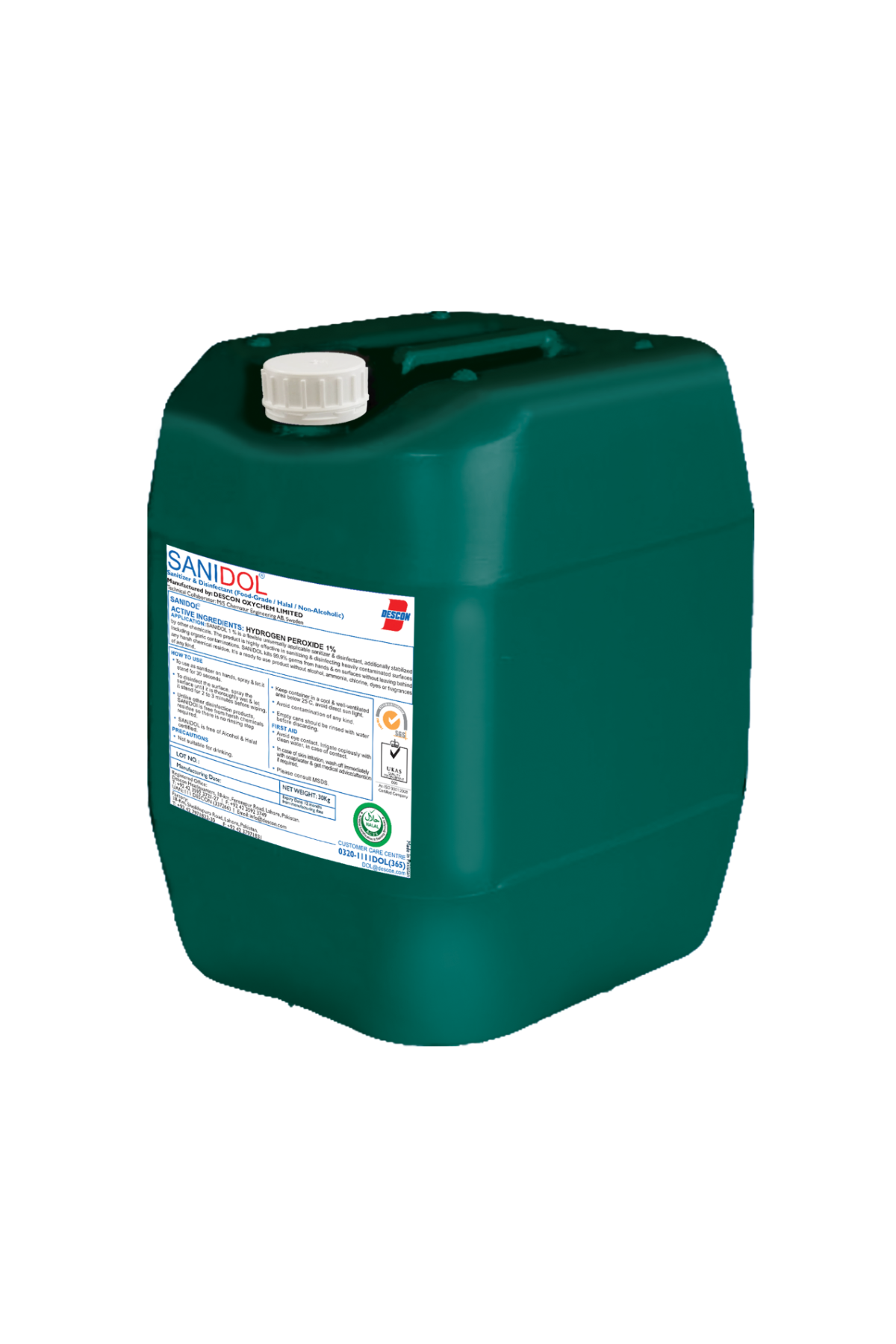 SANIDOL 1 % 30 LTR