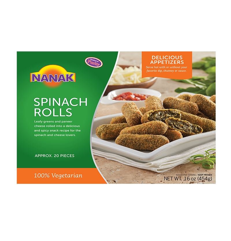 Nanak Spinach Rolls (20 pcs)