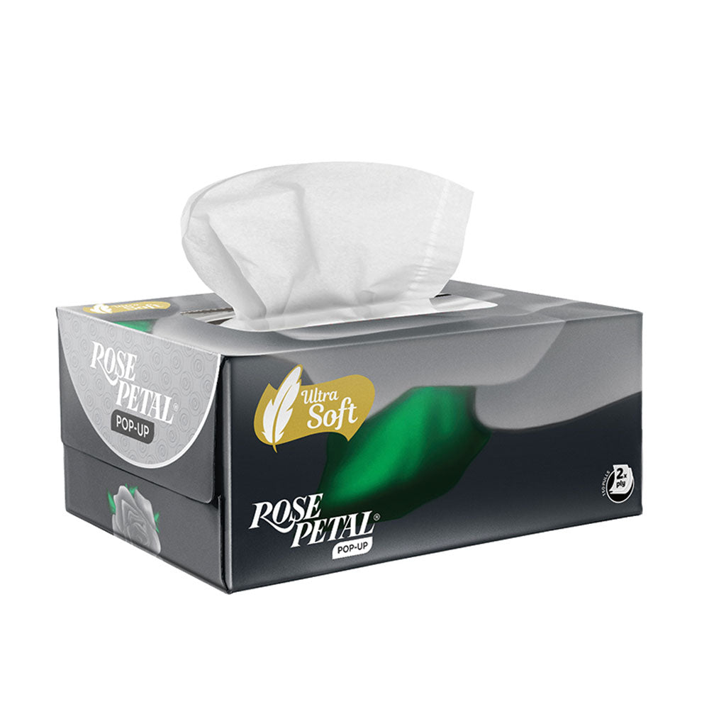 Rose Petal Tissue Pop Up Facial Tissue