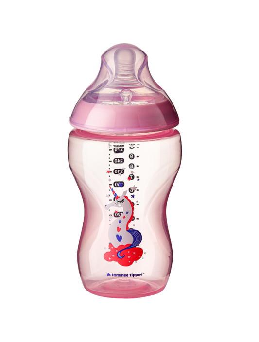 TOMMEE TIPPEE FEEDING BOTTLE 3M+ 422698/38 340 ML