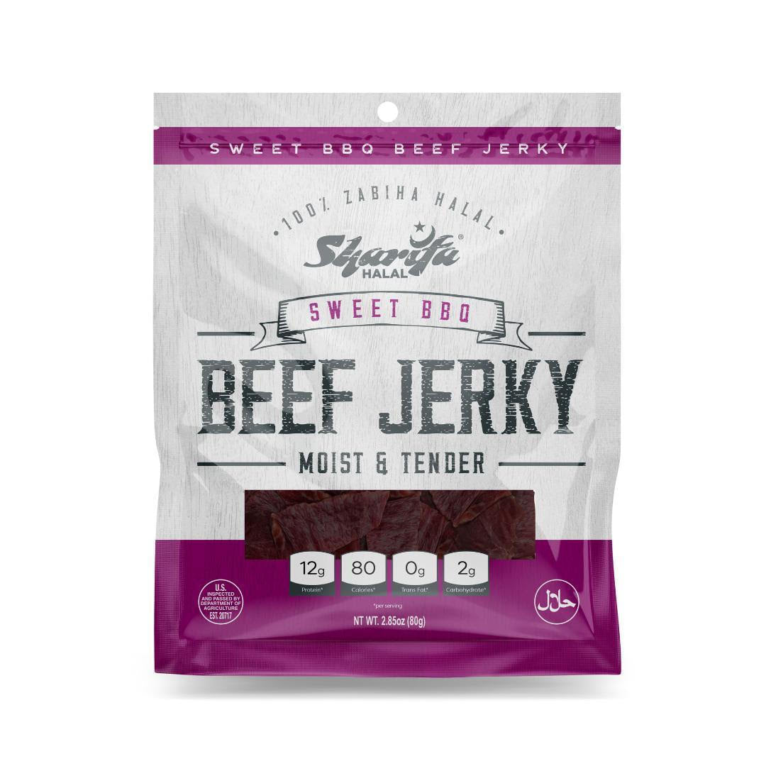 Sweet and Savory Sharifa Halal BBQ Beef Jerky