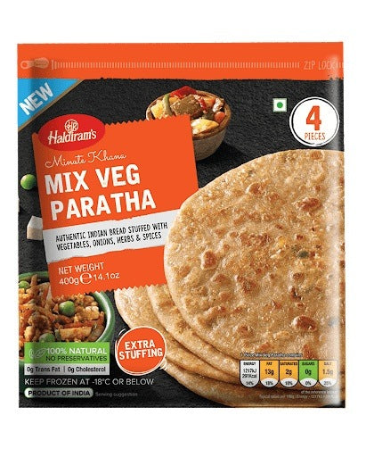 Haldiram's Mix Veg Paratha (4pcs)