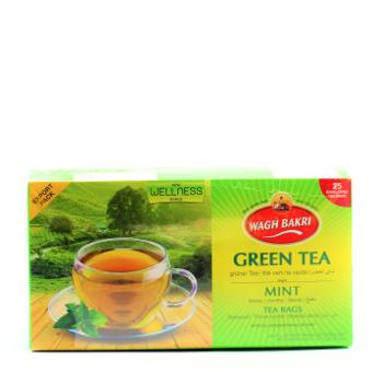 Wagh Bakri Green Tea Mint (25 T-Bags)