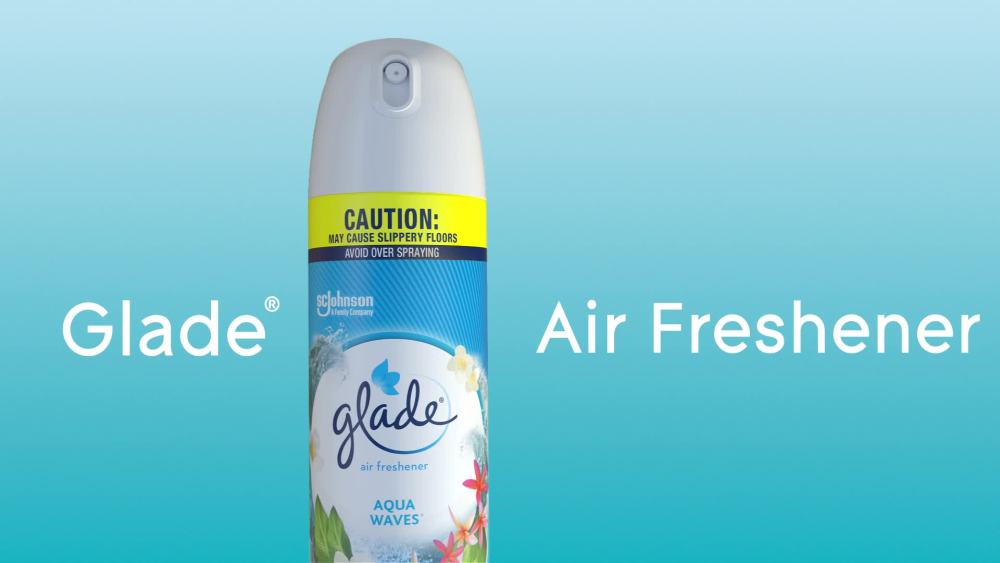 Glade Aerosol Spray, Air Freshener for Home, Cashmere Woods Scent, Fragrance Infused with Essential Oils, Invigorating and Refreshing, with 100% Natural Propellent, 8.3 oz, 2 Pack