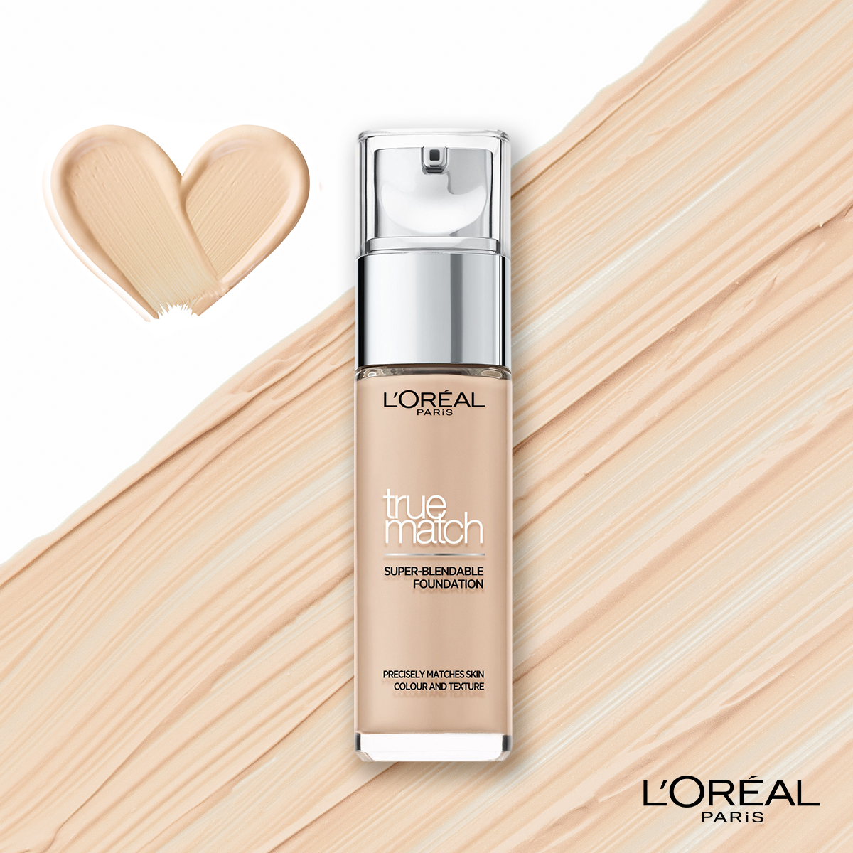 LOREAL TRUE MATCH FOUNDATION 2 R 2C VANILLA ROSE 30 ML