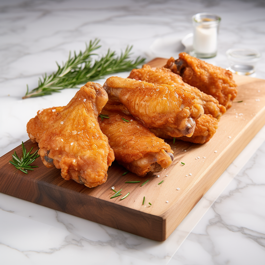 Halal Breaded Chicken Wings 5lbs Bulk Pack | Ready To Cook | Easy To Make |