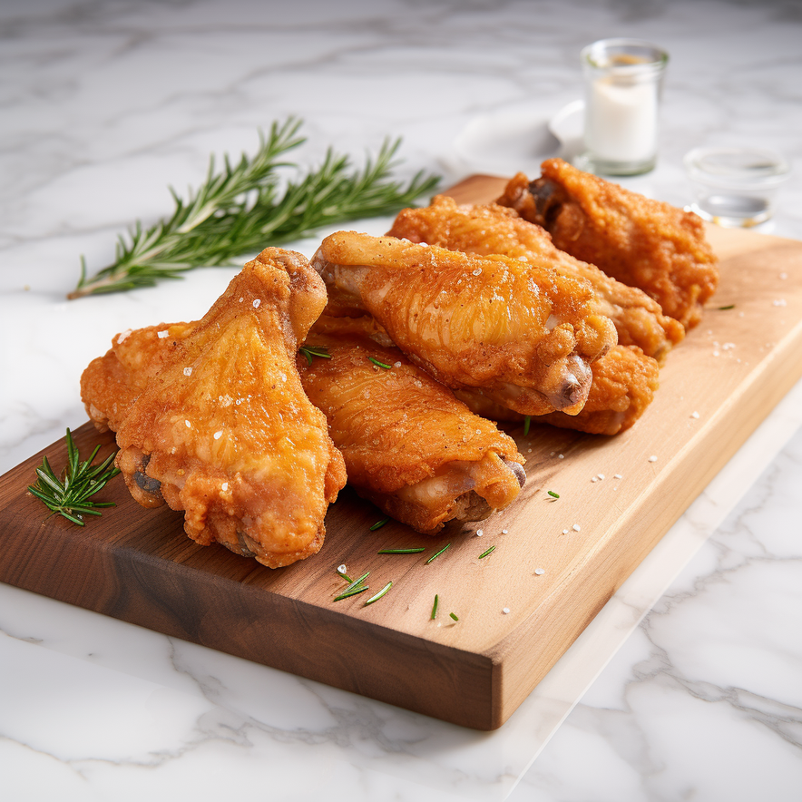 Halal Breaded Chicken Wings 5lbs Bulk Pack | Ready To Cook | Easy To Make |