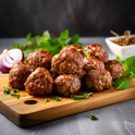 Beef & Chicken Meatballs | 100% Halal-certified Beef & Chicken | Seasoned & Ready To Cook |