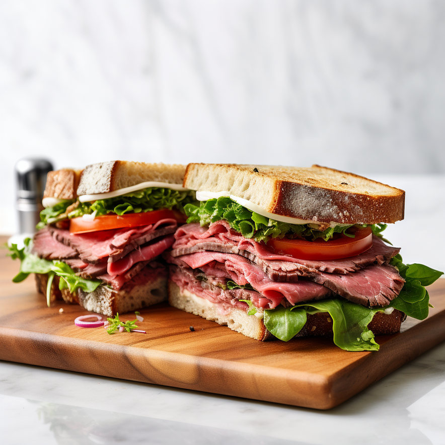 Halal Deli Sliced Roast Beef | High Quality  | Perfect For Sandwiches |