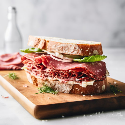 Halal Deli Beef Salami | Perfect For Sandwiches |