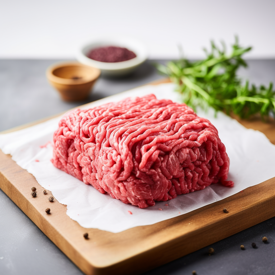Halal Extra Lean Ground Beef 90/10 | Minimal Fat | Minced and Packed Fresh |