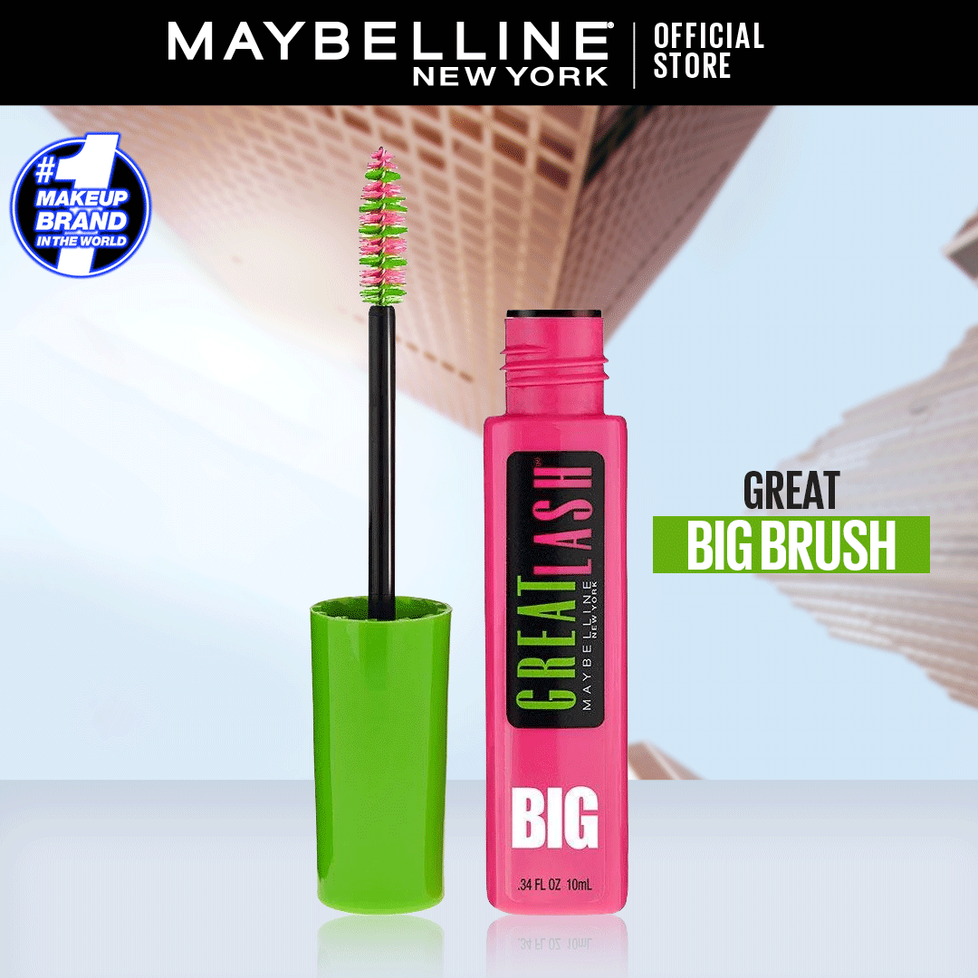 MAYBELLINE MAYB MASC. GREAT LASH BLACKEST BLACK